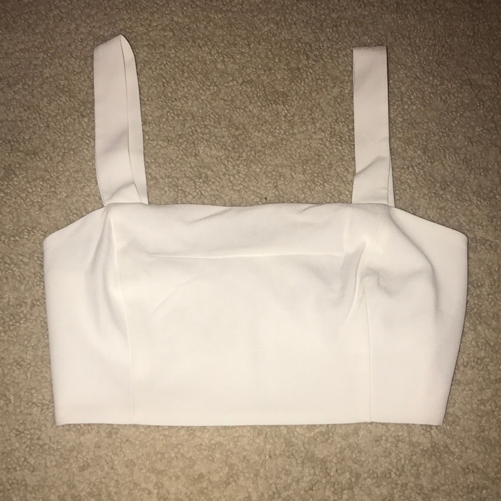White Crop Top